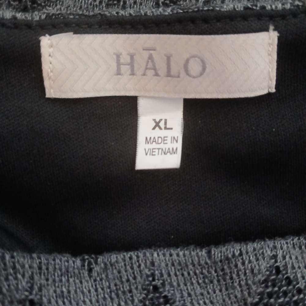 Halo Grey And Black Midi Dress Size XL Buisness Casual - Picture 6 of 8